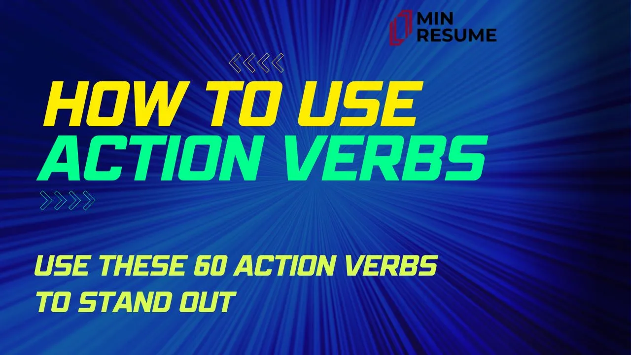 image for how to use action verbs with examples
