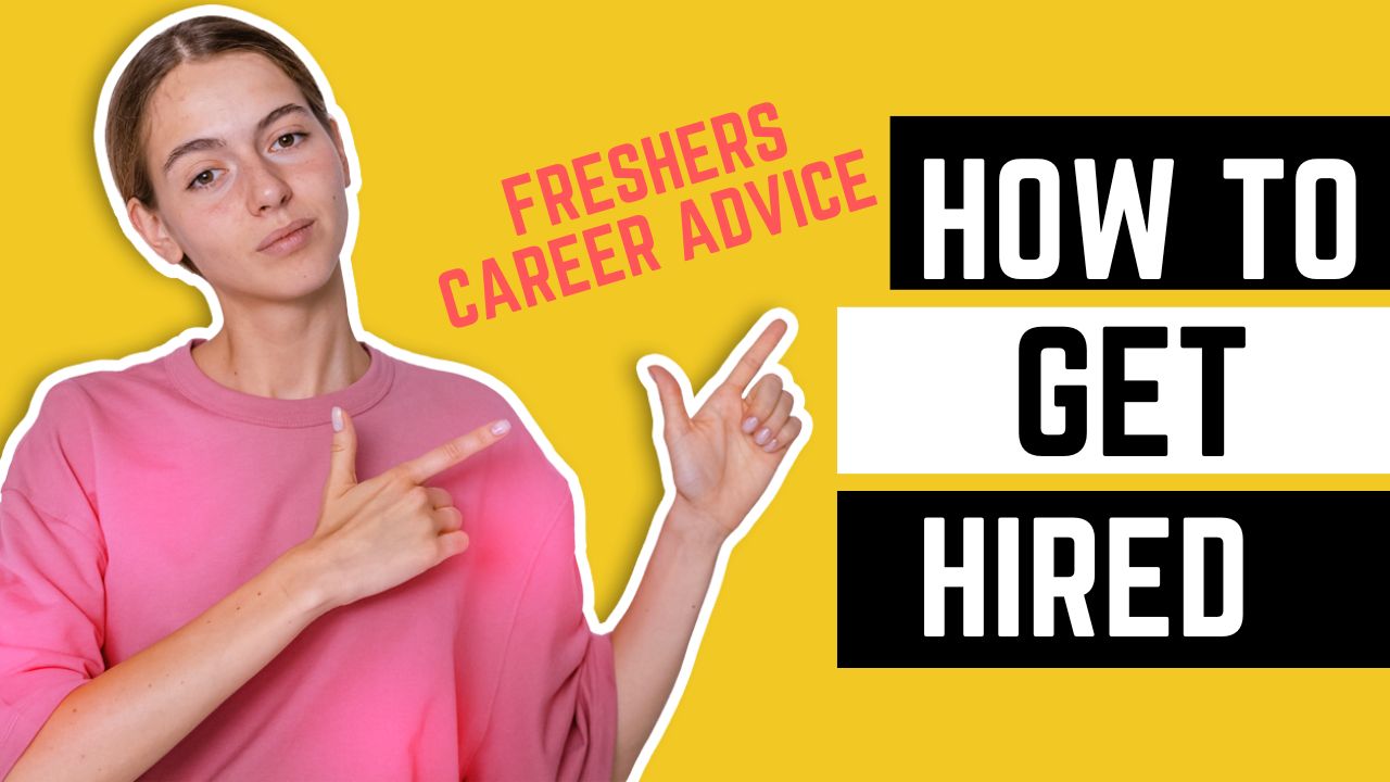 Fresher Career Advice - How to get hired illustration
